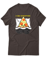 T-Shirt Αντρικό - I See Pineapples - Color Thumbnail Καφέ