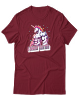 T-Shirt Unisex - I Sweat Glitter - Color Thumbnail Σκούρο Κόκκινο
