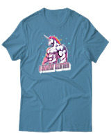 T-Shirt Unisex - I Sweat Glitter - Color Thumbnail Τιρκουάζ