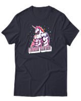 T-Shirt Unisex - I Sweat Glitter - Color Thumbnail Σκούρο Μπλε