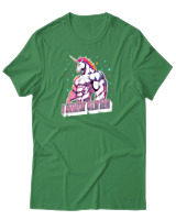 T-Shirt Unisex - I Sweat Glitter - Color Thumbnail Πράσινο