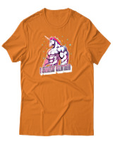 T-Shirt Unisex - I Sweat Glitter - Color Thumbnail Πορτοκαλί
