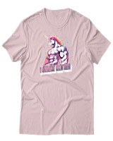 T-Shirt Unisex - I Sweat Glitter - Color Thumbnail Απαλό Ροζ