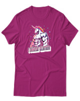 T-Shirt Unisex - I Sweat Glitter - Color Thumbnail Φουξια