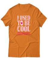 T-Shirt Αντρικό - I Used To Be Cool - Color Thumbnail Πορτοκαλί
