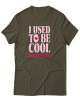 T-Shirt Αντρικό - I Used To Be Cool - Color Thumbnail Χακί