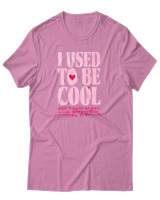 T-Shirt Αντρικό - I Used To Be Cool - Color Thumbnail Ροζ