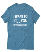 T-Shirt  Γυναικείο - I Want To Ki You - Color Thumbnail Τυρκουάζ