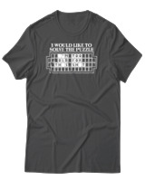 T-Shirt Αντρικό - I Would Like To Solve The Puzzle - Color Thumbnail Ανθρακί