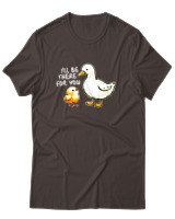 T-Shirt Αντρικό - I'll Be There For You - Color Thumbnail Καφέ