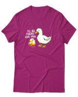 T-Shirt Αντρικό - I'll Be There For You - Color Thumbnail Φουξια