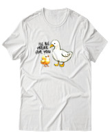 T-Shirt Αντρικό - I'll Be There For You - Color Thumbnail Άσπρο
