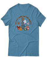 T-Shirt Αντρικό - Im Just Here For The Snacks - Color Thumbnail Τιρκουάζ