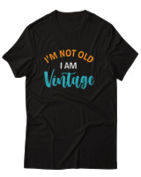 T-Shirt Αντρικό - Im Not Old I Am Vintage - Color Thumbnail Μαύρο