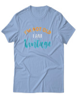 T-Shirt Αντρικό - Im Not Old I Am Vintage - Color Thumbnail Γαλάζιο