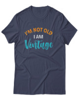 T-Shirt Αντρικό - Im Not Old I Am Vintage - Color Thumbnail Μπλε Γκρι