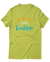 T-Shirt Αντρικό - Im Not Old I Am Vintage - Color Thumbnail Λαχανί