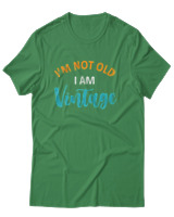 T-Shirt Αντρικό - Im Not Old I Am Vintage - Color Thumbnail Πράσινο