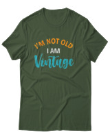 T-Shirt Αντρικό - Im Not Old I Am Vintage - Color Thumbnail Κυπαρισσί