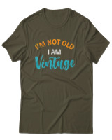 T-Shirt Αντρικό - Im Not Old I Am Vintage - Color Thumbnail Χακί