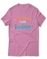 T-Shirt Αντρικό - Im Not Old I Am Vintage - Color Thumbnail Ροζ