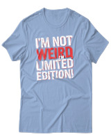 T-Shirt Αντρικό - Im Not Weird - Color Thumbnail Γαλάζιο