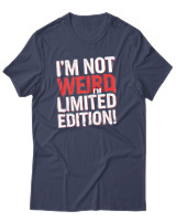 T-Shirt Αντρικό - Im Not Weird - Color Thumbnail Μπλε Γκρι
