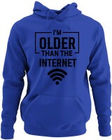 Φούτερ με κουκούλα - Im Older Than The Internet - Color Thumbnail Μπλε Ρουά