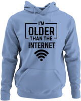 Φούτερ με κουκούλα - Im Older Than The Internet - Color Thumbnail Blue Carolina