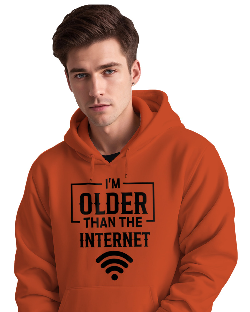 Φούτερ με κουκούλα - Im Older Than The Internet - Image 2