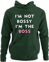 Φούτερ με κουκούλα - Im The Boss - Color Thumbnail Κυπαρισσί