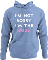 Φούτερ με κουκούλα - Im The Boss - Color Thumbnail Blue Carolina
