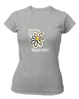 T-Shirt Στενή Γραμμή Γυναικείο - Imagine Beyond - Color Thumbnail Γκρι Μελανζέ
