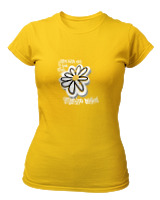 T-Shirt Στενή Γραμμή Γυναικείο - Imagine Beyond - Color Thumbnail Χρυσό Κίτρινο