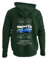 Φούτερ με κουκούλα - Impreza WRX STI - Color Thumbnail Κυπαρισσί