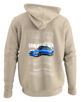 Φούτερ με κουκούλα - Impreza WRX STI - Color Thumbnail Μπέζ