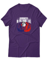 T-Shirt  Γυναικείο - In The Dark I See - Color Thumbnail Μώβ