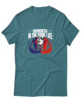T-Shirt  Γυναικείο - In The Dark I See - Color Thumbnail Μπλέ Πράσινο