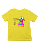 T-Shirt  Παιδικό - In This World - Color Thumbnail Κίτρινο