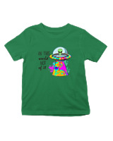 T-Shirt  Παιδικό - In This World - Color Thumbnail Πράσινο