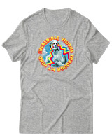 T-Shirt Αντρικό - Incredible Visions Through My Mind - Color Thumbnail Γκρι Μελανζέ