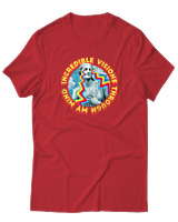 T-Shirt Αντρικό - Incredible Visions Through My Mind - Color Thumbnail Κόκκινο