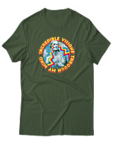T-Shirt Αντρικό - Incredible Visions Through My Mind - Color Thumbnail Κυπαρισσί