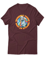 T-Shirt Αντρικό - Incredible Visions Through My Mind - Color Thumbnail Μπορντό