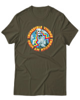 T-Shirt Αντρικό - Incredible Visions Through My Mind - Color Thumbnail Χακί