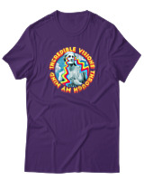 T-Shirt Αντρικό - Incredible Visions Through My Mind - Color Thumbnail Σκούρο Μωβ