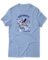 T-Shirt Αντρικό - Infinity - Color Thumbnail Γαλάζιο
