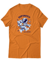 T-Shirt Αντρικό - Infinity - Color Thumbnail Πορτοκαλί