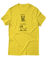 T-Shirt Αντρικό - Inhale Exhale - Color Thumbnail Χρυσό Κίτρινο