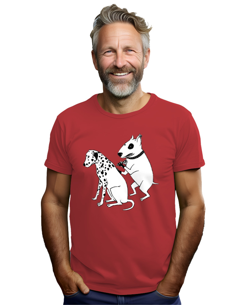 T-Shirt Unisex - Inked Dalmatian - Image 2